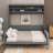 Queen Size Murphy Bed With Sofa-445612609