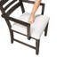 Ensemble de chaises de salle à manger de style classique avec accoudoirs au fini espresso foncé 2 pièces
