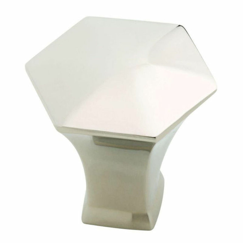 (Paquet de 5) Nickel poli 1-5 / 16 pouces Vesper