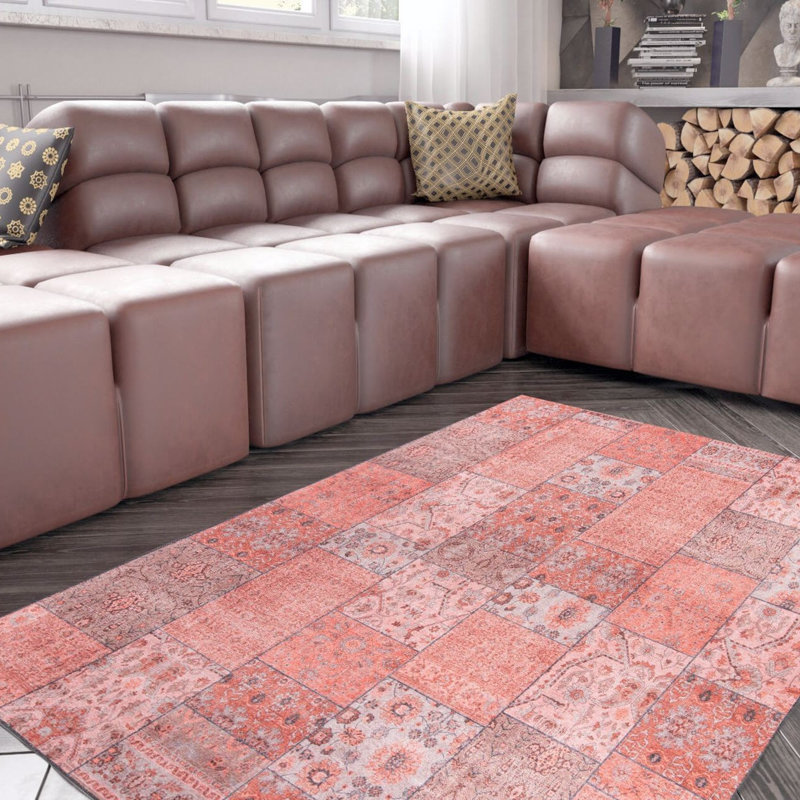 Elegant Hall Carpet (2.5 x 7.5 ft), 100% Polyester, 1.1 lbs/sq ft | 4 mm Pile Height, Recycled Poly Cotton Underside | Machine Washable, Eco-Friendly | Perfect for Entryways, Living Rooms & Hallways