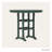 Nautical Trestle  Round Bar Table-50289526-49256141