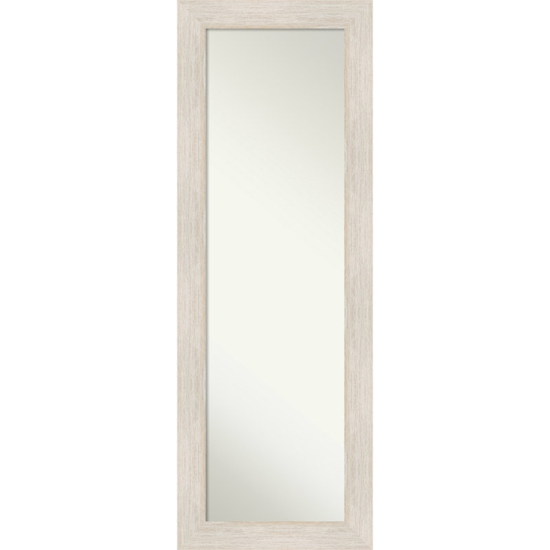 Duckworth Flat Mirror, 52.88" x 18.88", Matte White