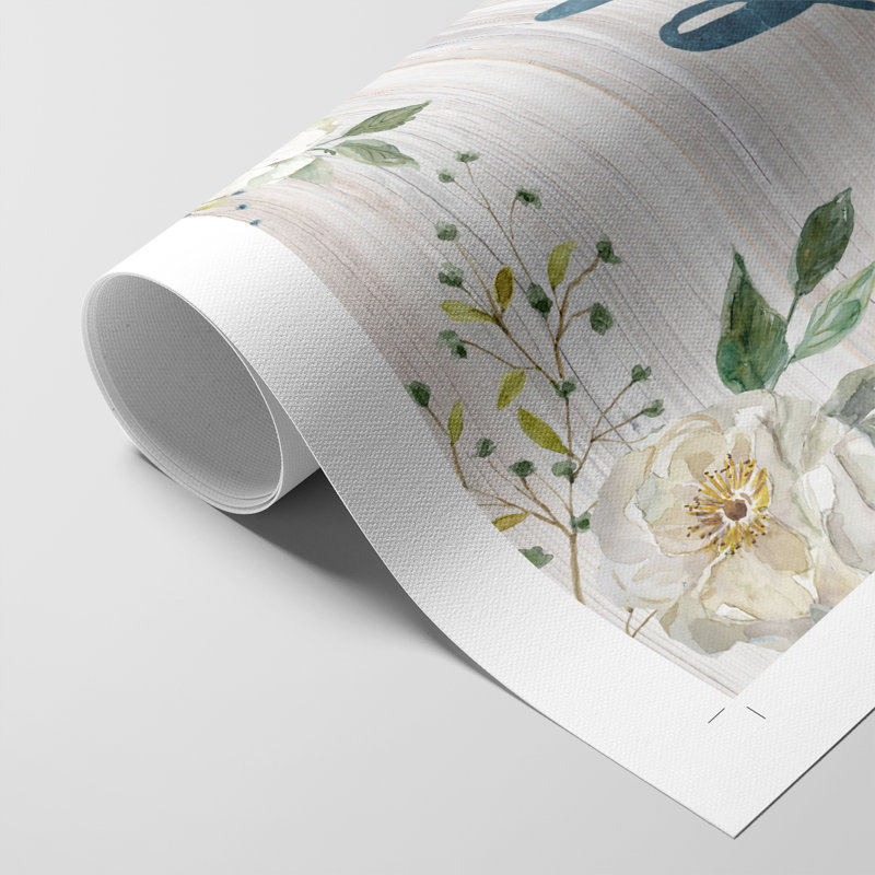 Motif floral français français I - impression seulement - NON-CADRE, H 18 po x l 12 po