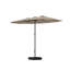 Parasol de marché rectangulaire à double face 15 pi x 9 pi avec base et 36 lumières DEL-876640700