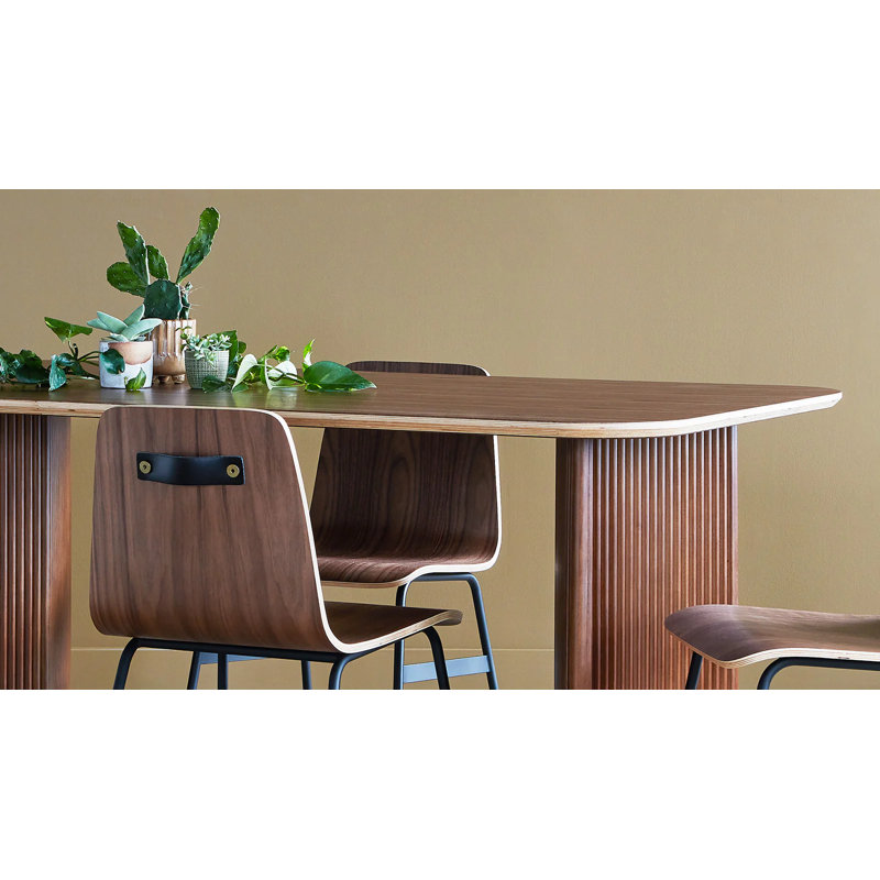 Atwell Walnut Wood Dining Table
