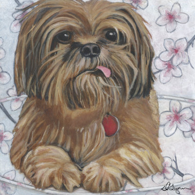Dlynn's Dogs Cody by Dlynn Roll - Wrapped Canvas Painting