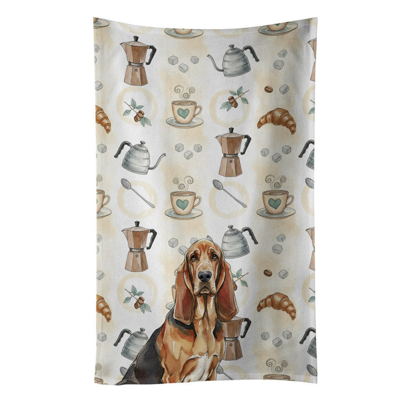 Serviette de cuisine Leather Coffee, Foie et brun clair
