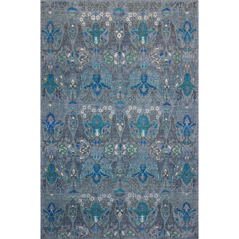 Tapis multicolore de haute qualité noué à la main