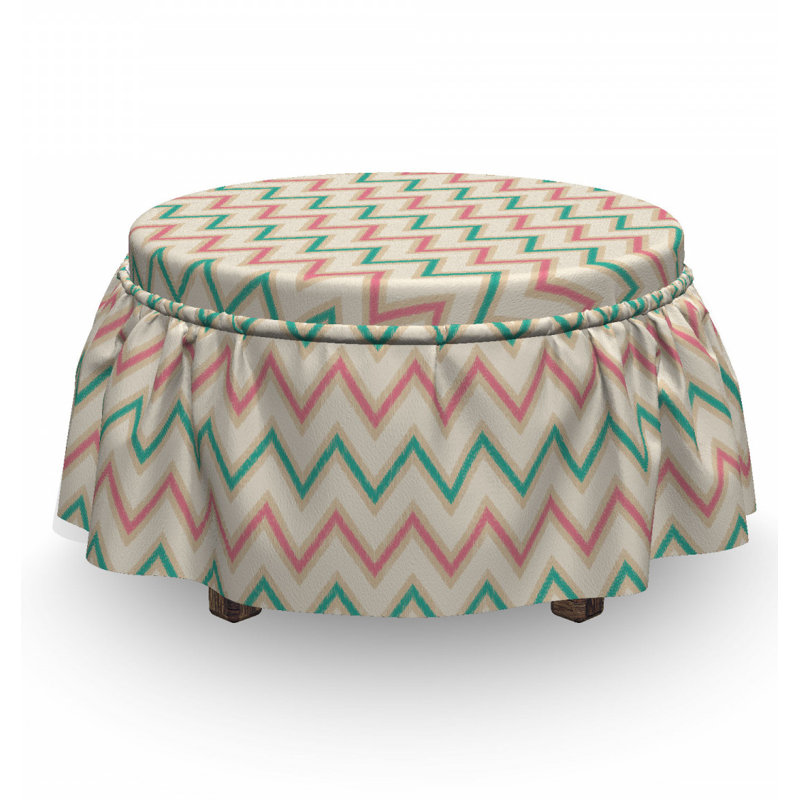 Box Cushion Ottoman Slipcover