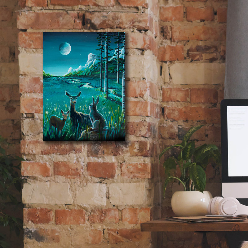 «Bambi 3» par Cindy Thornton, H 16 po x l 12 po x P 0,75 po