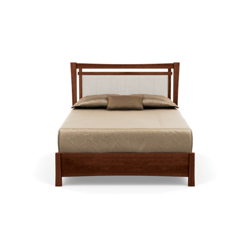 Monterey Solid Wood Storage Bed, Queen, Onyx, Cognac Cherry