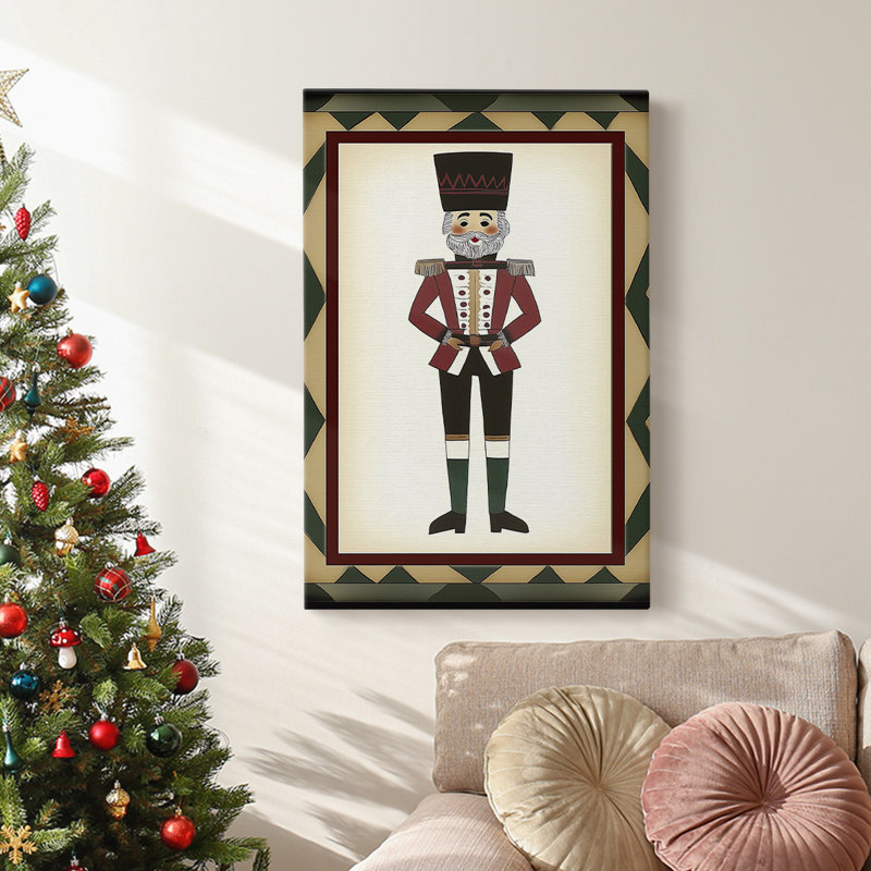 Art des Fêtes de Noël - Toile tendue avec châssis CL, H 18 po x l 12 po