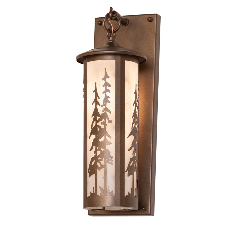5" Wide Fulton Tall Pines Wall Sconce