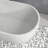 63'' X 31'' Freestanding Soaking Terrazzo Bathtub-111107959