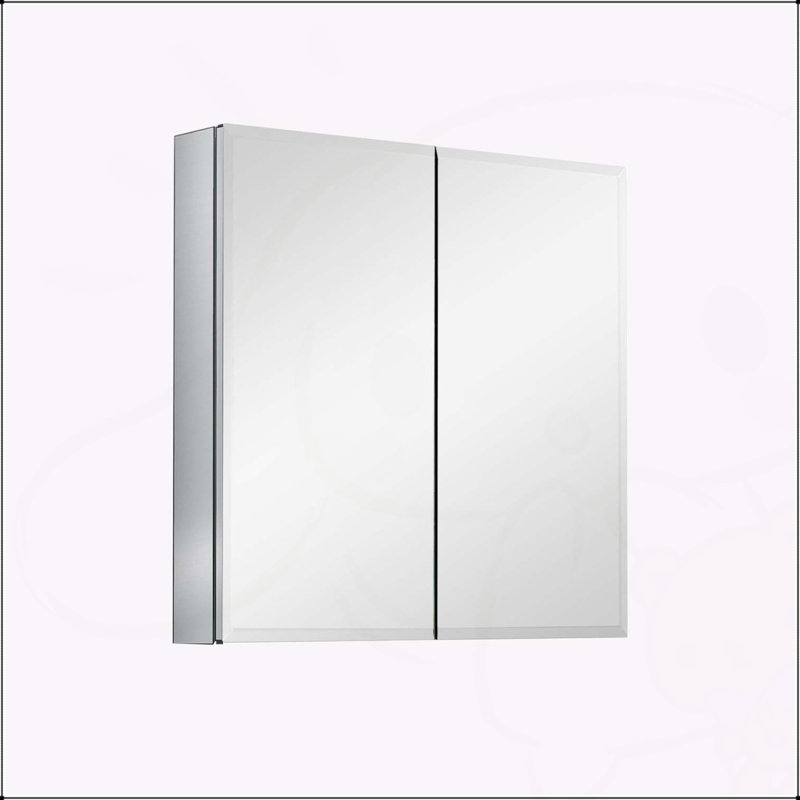 Versatile Double Door Mirror Medicine Cabinet for Bathroom with Advanced Features