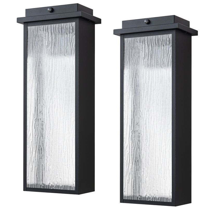 Hunnewell Iron LED Wall Light, 20" H x 8" W x 5.75" D
