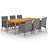 Vidaxl Dining Set Grey, Darker Grey-1926468253-1888788475