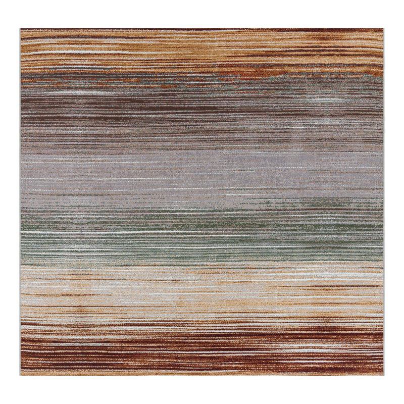 Urbanis Hower Indoor/Outdoor Area Rug, Square 7'10"