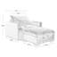 Canapé, canapé modulaire avec repose-pieds de rangement, canapé à assise profonde-24505456