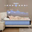 Matelas ferme 14 po en mousse à mémoire de forme hybride et ressorts ensachés en boîte-94796617