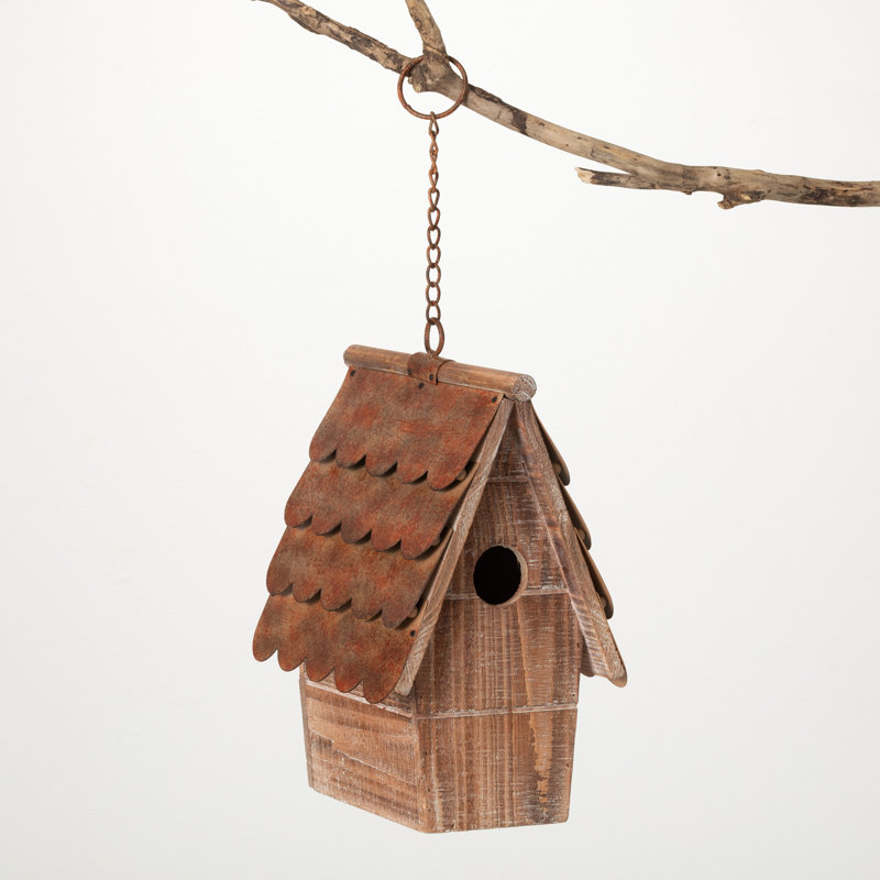 Maison d'oiseaux 12,5 po x 6,75 po x 9,25 po Ameil