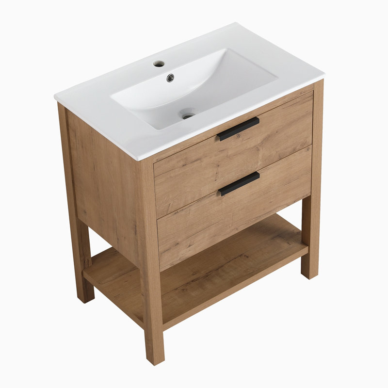Contreplaqué de meuble-lavabo 30 po avec 2 tiroirs
