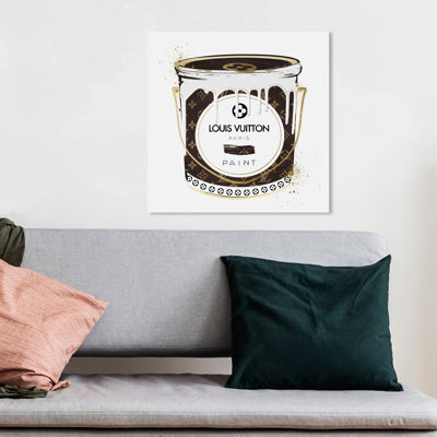 Luxurious Paint Can II - Graphic Art on Canvas