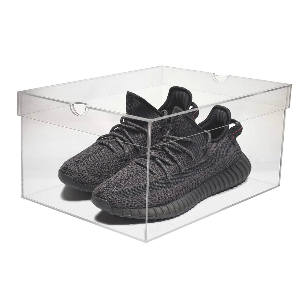 Shoe Boxes - 14 x 8 x 5, Black Gloss