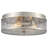 Alixandra 2-Light 12” Flush Mount Ceiling Light With Crackle Glass Shade-700017366