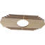 Médaillon de plafond ajouré en bois d'aulne 24 po x l 12 po x H 6 1/4 po x P 3/8 po-63411828-63411843