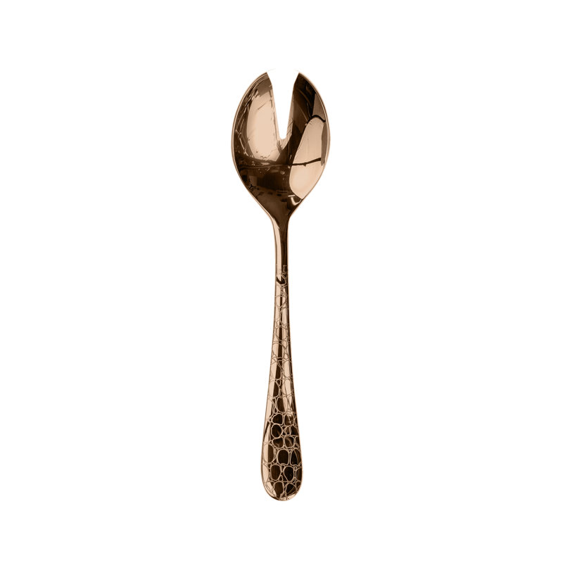 Coccodrillo Stainless Steel Serving Piece, Bronzo