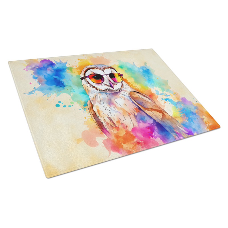 Planche à découper en verre Hippie