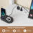 Loft Bed With L-shaped Desk, Bed Frame With Led Lights & Charging Station, 3 Fabric Drawers-1776780719-1794421716