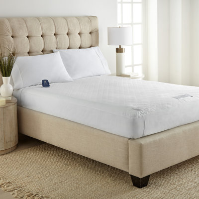 Protège-matelas électrique blanc