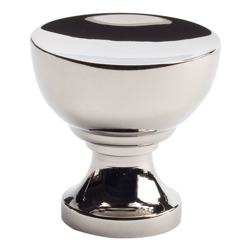 Shelley 1 1/4" Diameter Round Knob, Polished Nickel