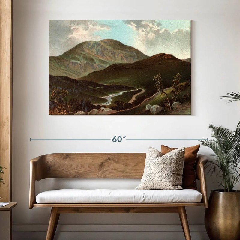 Ravi Vintage Mountain, 32" H x 48" W