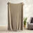 Swift Home Jacquard Plush Throw Blanket 50"x70" - Polka Dot/Pom Pom, Criss-Cross/Diamond/Lattice, and Wave Designs - Cozy, Fluffy, Soft, Durable, Easy Care-115595249