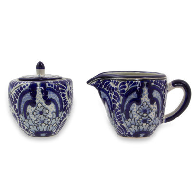 Puebla kaleidoscope sucre et creamer set Newman