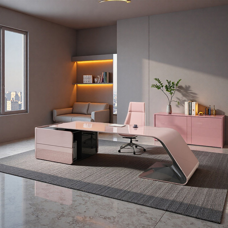 Fleischer, H 29,53 po x l 70,87 po x P 31,5 po, Rose