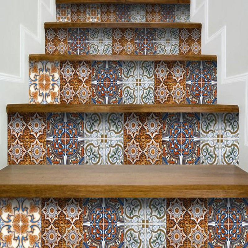 Carreau de mosaïque auto-adhésif en vinyle Rustico, H 6 po x l 6 po x P 0,1 po