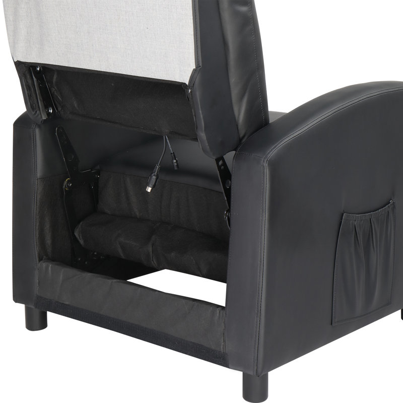 Faux Leather Heated Massage Chair