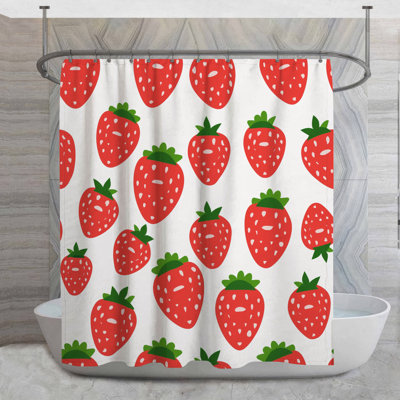 Rideau de douche Strawberry