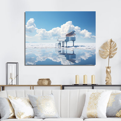 Piano flottant dans un nuage, photo I