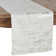 Aldgate Distressed Foil Metallic Glitzy Cotton Table Runner