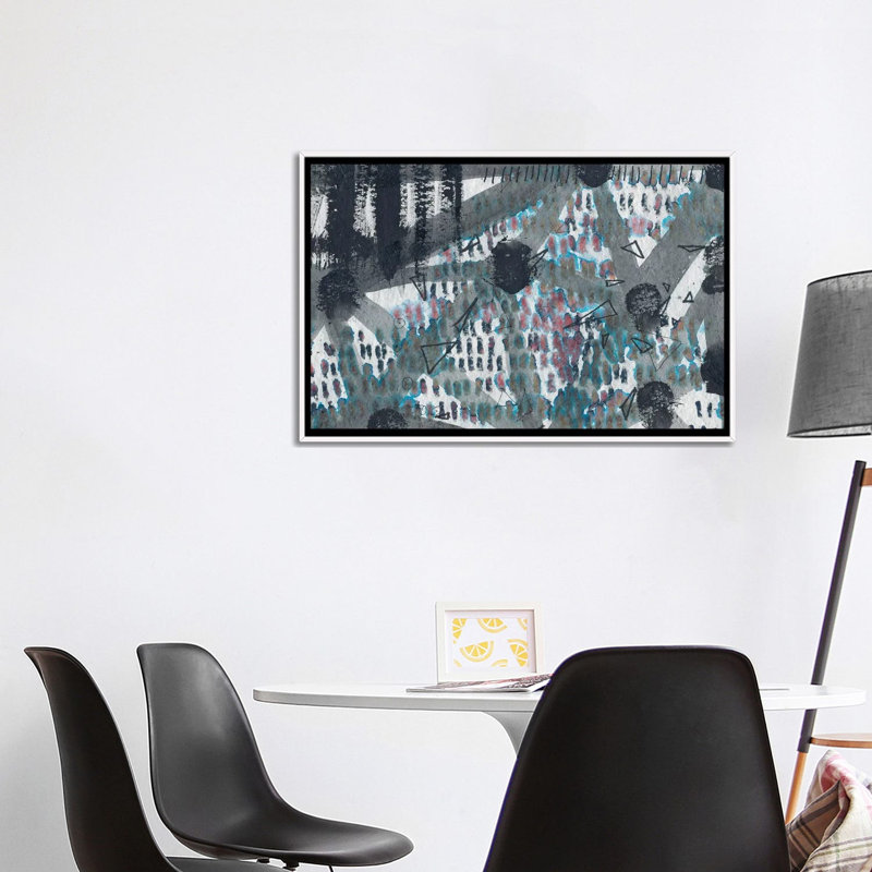 Signature Lines, 66.04 cm H x 101.6 cm W x 4.445 cm D, White