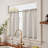 Linen Rod Pocket  Light Filtering Striped Kitchen Cafe Curtains Curtains-804619949-804619945