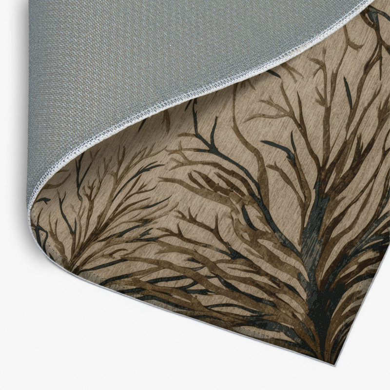 Tapis intérieur et extérieur gris Nature, Rectangulaire 2 pi x 3 pi
