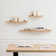 Glennon 3 Piece Mango Solid Wood Floating Shelf