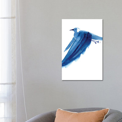 Heron 1 Piece Wrapped Canvas Painting
