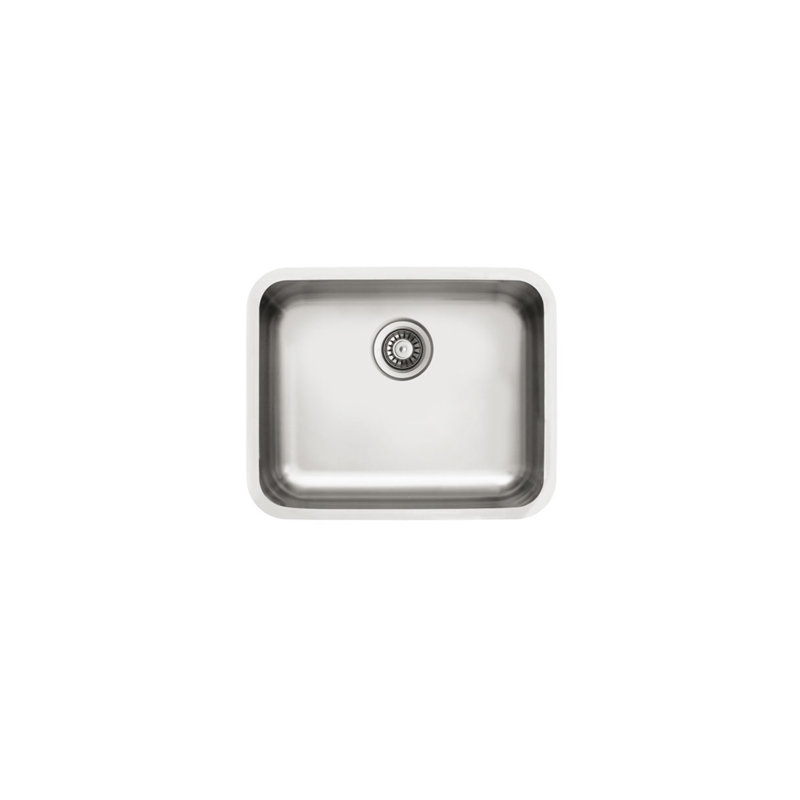 Ukinox 540mm W Single Bowl Stainless Steel Undermount Kitchen Sink